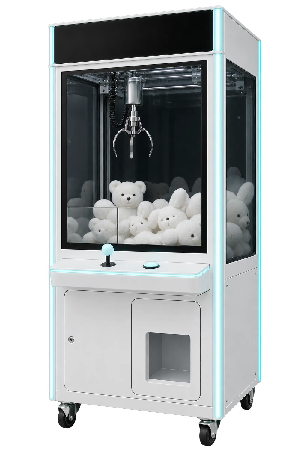 White claw cabinet used to explore a custom brand direction
